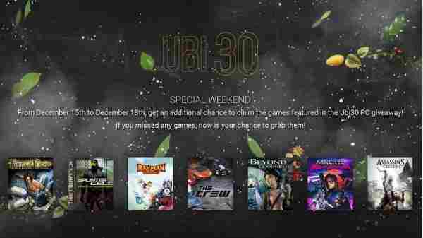育碧30周年7款游戏免费送《波斯王子：时之砂》《雷曼：起源》《孤岛惊魂3：血龙》
