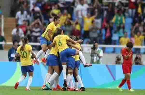 2016里约奥运会8月4日战况 中国女足0-3巴西