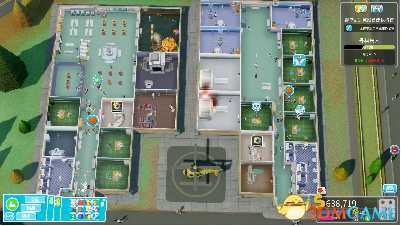 《双点医院》跌落镇三星通关经验