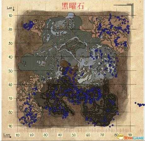 方舟生存进化dlc畸变地图资源分布图览