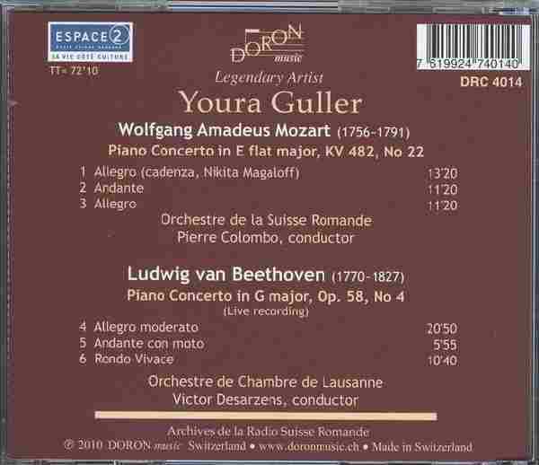 尤拉菊勒的钢琴艺术-莫扎特贝多芬钢协（瑞士版）[WAV+CUE]