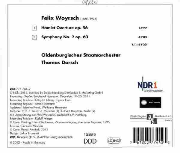 【古典交响乐】多施《韦尔奇-第二交响曲、哈姆雷特序曲》2012[FLAC+CUE整轨]