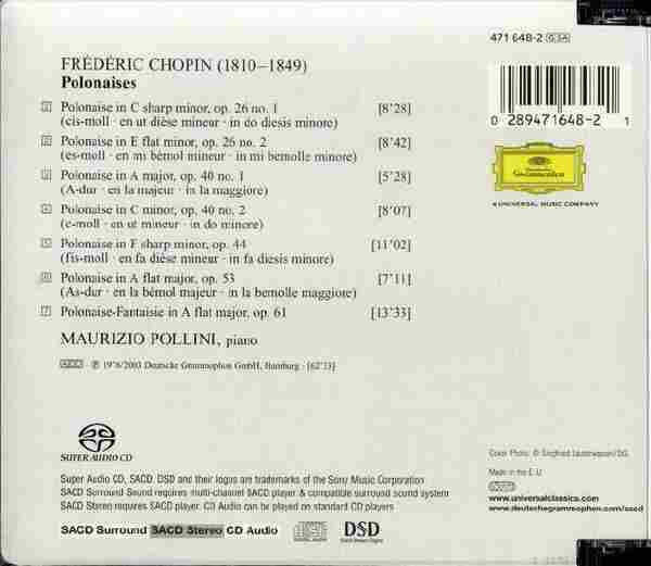 古典音乐】波利尼《肖邦-波兰舞曲》2003[FLAC+CUE/整轨]