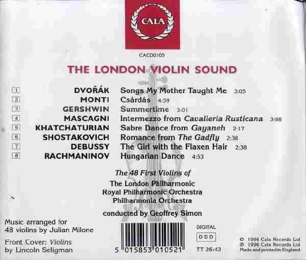 【古典音乐】《伦敦小提琴之声》1994[FLAC+CUE/整轨]