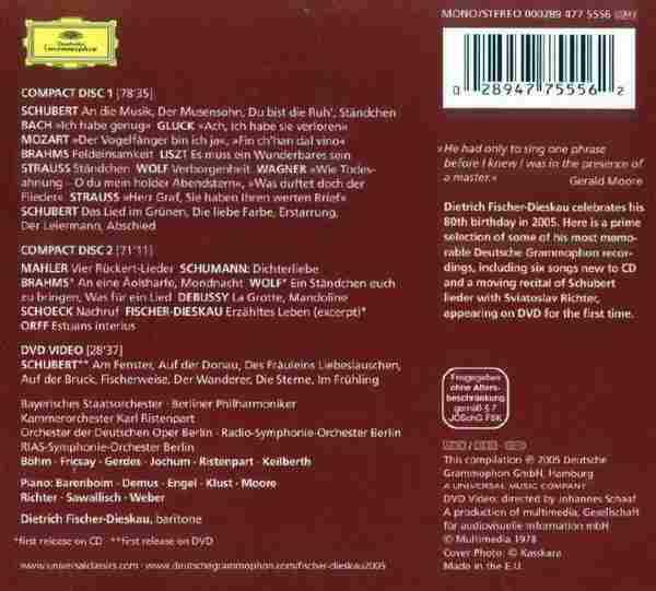 【声乐经典】菲舍尔-迪斯考《致音乐》2CD.2005[FLAC+CUE/整轨]