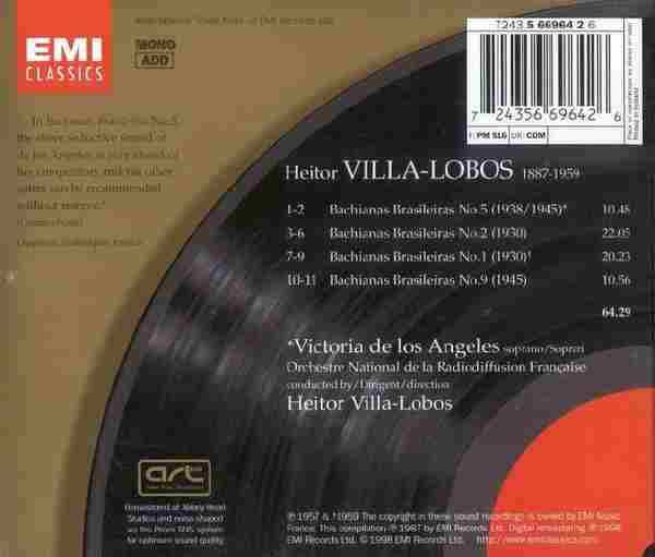 【古典音乐】维拉－罗伯斯指挥自己的作品《巴赫风格的巴西组曲》1998[FLAC+CUE整轨]