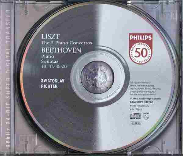 【古典音乐】李赫特《李斯特钢琴协奏曲、贝多芬钢琴奏鸣曲》2001[FLAC+CUE整轨]