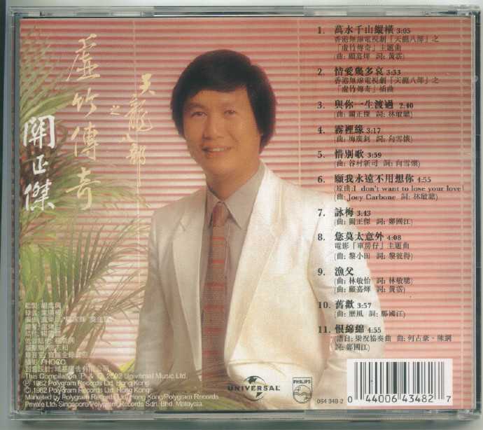 关正杰1982-天龙八部之虚竹传记[2002环球从头认识版][WAV+CUE]