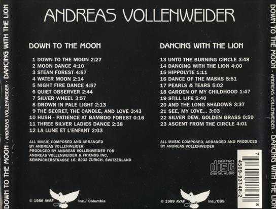 格莱美29届最佳新世纪AndreasVollenweider-DowntotheMoon月影（FLAC）