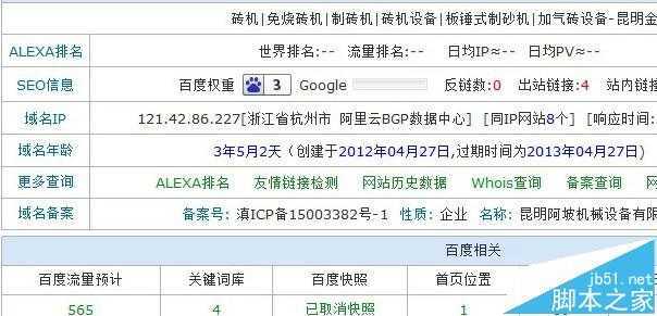 一个网站通过4个月热门关键词优化出排名的过程