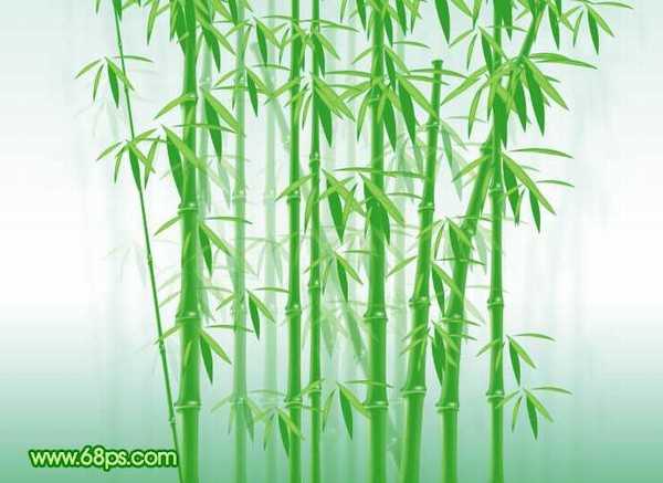 Photoshop 葱翠的竹子壁纸
