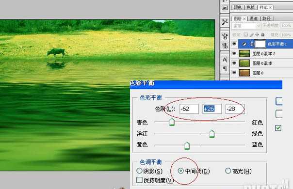 photoshop 合成淋漓尽致的江南风情的教程