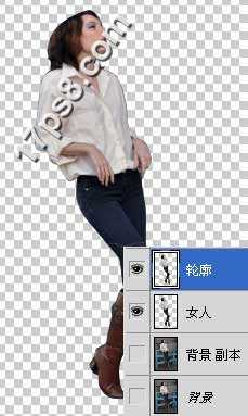 photoshop将美女图片打造出卡通漫画小说效果