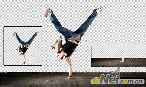 photoshop将普通舞者图片打造出动感抽象炫光海报效果