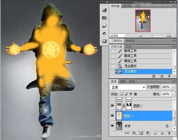 Photoshop合成制作超炫的舞者海报效果