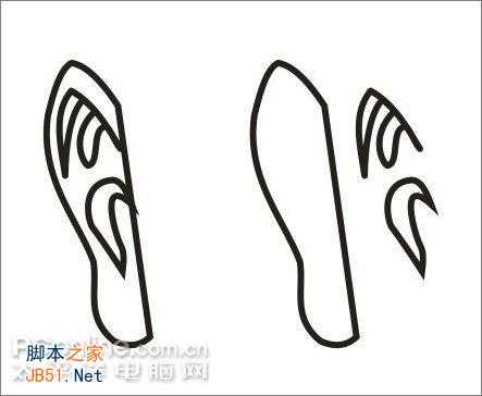 Coreldraw(CDR)模仿绘制中国京剧中马谡的脸谱实例教程