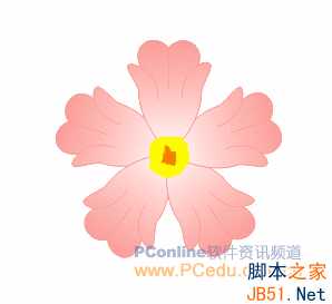 CorelDRAW(CDR)12设计绘制三朵清新小花朵实例教程