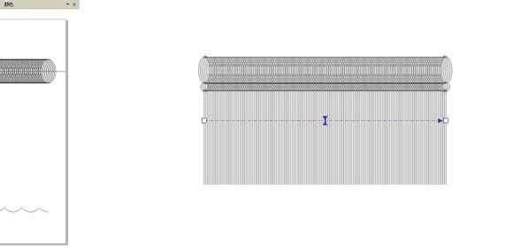 CorelDraw(CDR)调和工具和变形工具画出白色的沙布窗帘