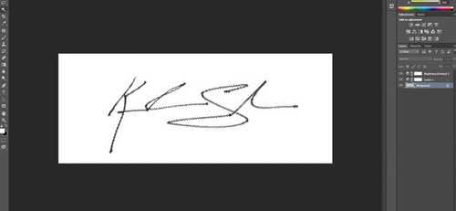 简单几步教你把自己的手写签名制成作品水印方法教程
