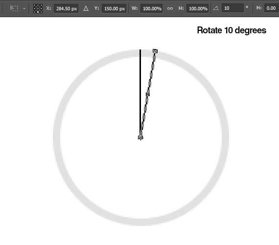PS创建简单的苹果IOS7系统中的倒数计时器图片