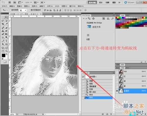 教你用Photoshop通道抠取长头发丝