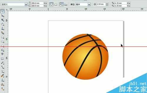 CorelDRAW X5怎么快速绘制篮球？