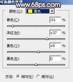 Photoshop将铁轨人物图片打造出昏暗的秋季效果