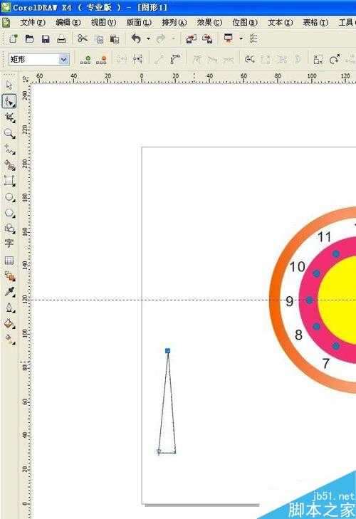 CorelDRAW简单绘制可爱的卡通圆表