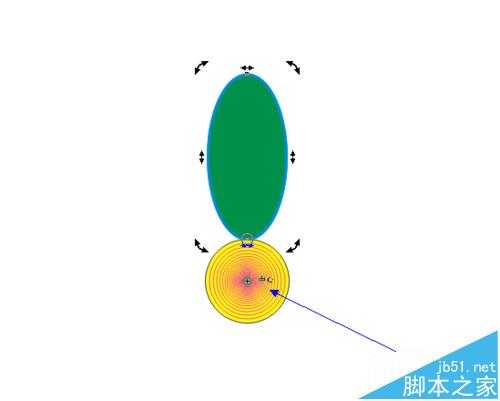 CorelDRAW中怎么画一朵简单的黄色小花朵?