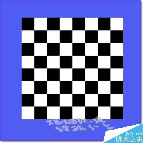 PS用铅笔工具快速画国际象棋棋盘