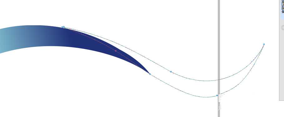 cdr怎么制作三角风筝流畅线条的标志?