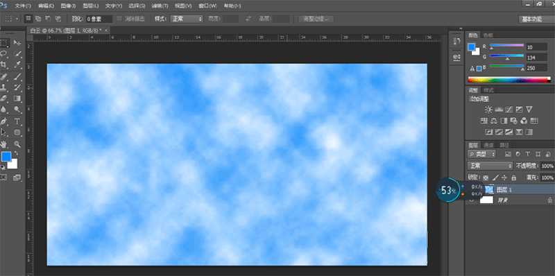ps如何制作云彩效果?photoshop简单制作逼真的蓝天白云教程