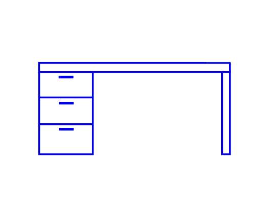 AI怎么绘制扁平化线条效果的电脑桌?