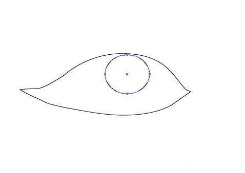 ai怎么手绘人物眼睛的矢量图?