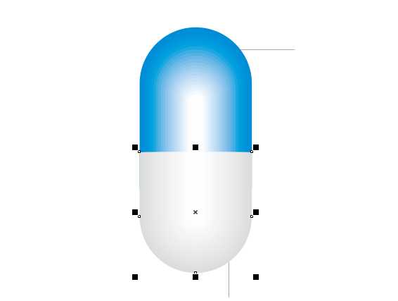 cdr怎么画可爱的胶囊? cdr绘制小药丸的教程