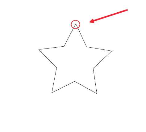 ai膨胀工具怎么给五角星制作圆球角度?