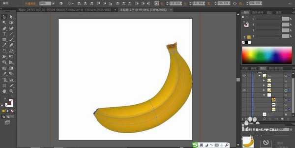 ai怎么手绘扁平化的香蕉? ai画香蕉的教程