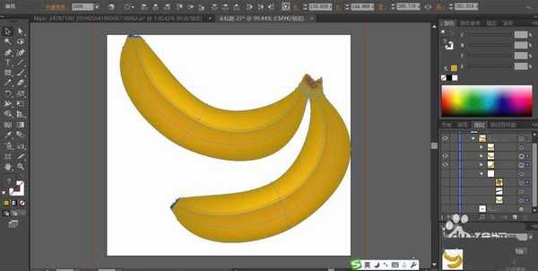 ai怎么手绘扁平化的香蕉? ai画香蕉的教程