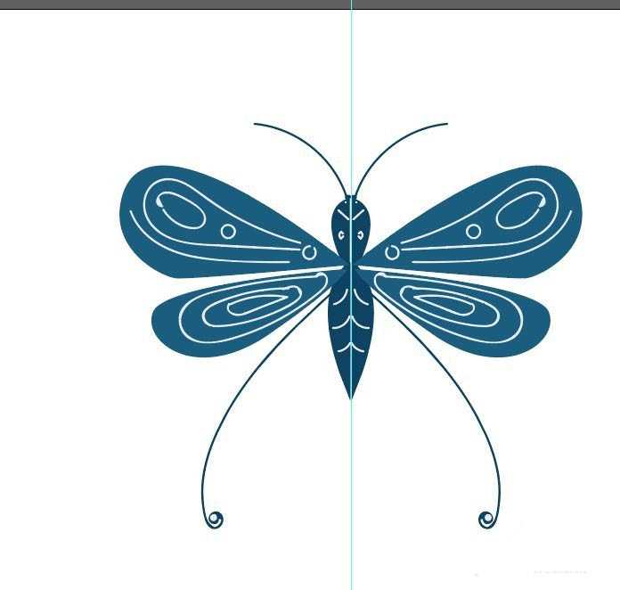 ai怎么绘制一只卡通蝴蝶矢量图? ai蝴蝶的画法