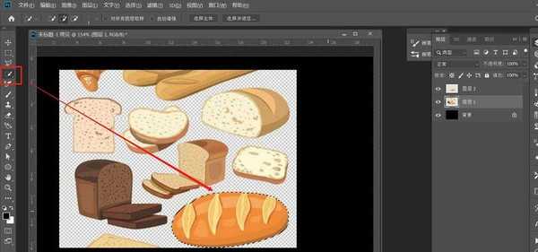 PS平面手绘面包怎么做成3d效果? ps面包立体化的技巧