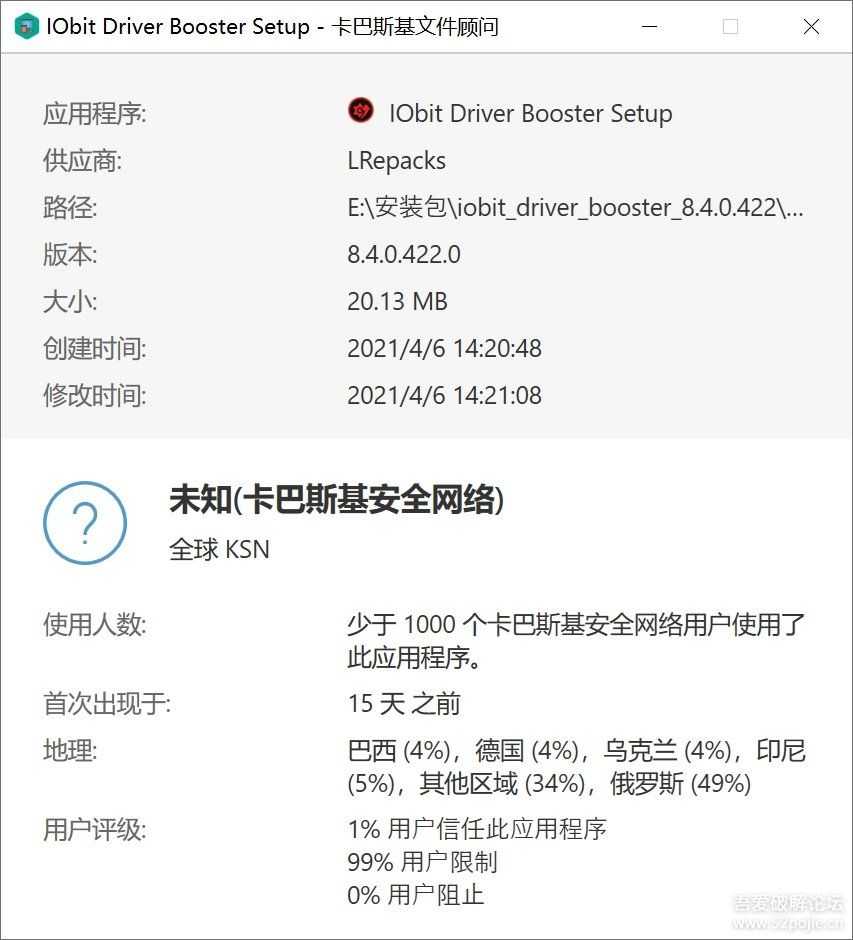 硬件驱动IObit Driver Booster Pro8.4.0.422